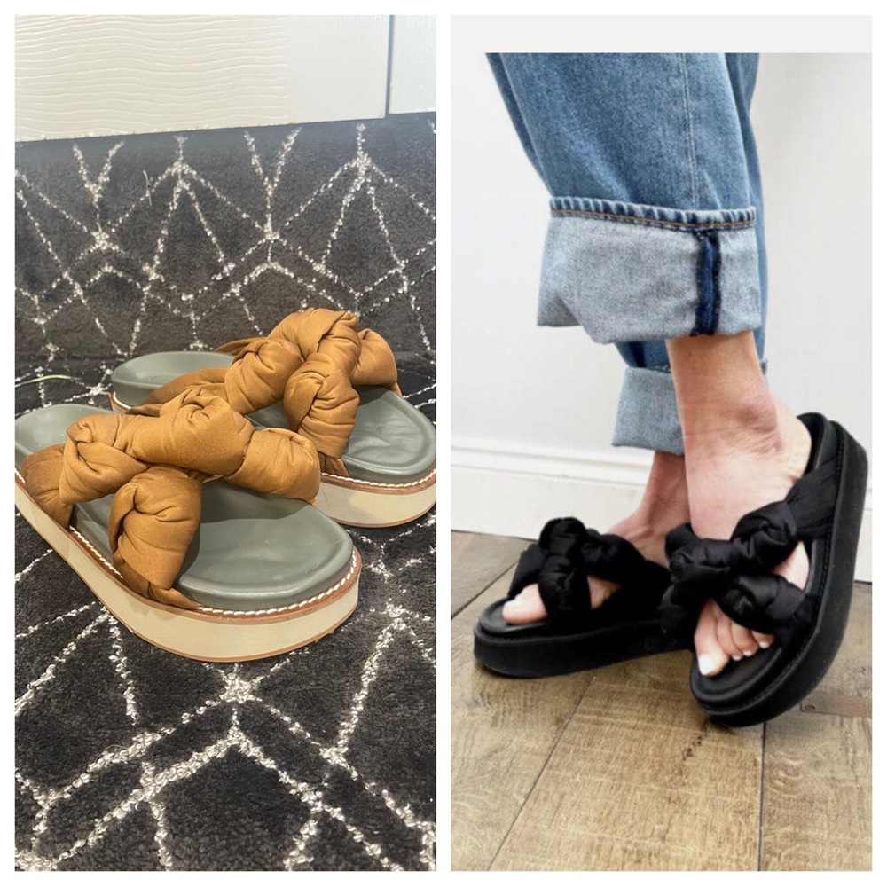 Ganni Mid Knotted Sandals